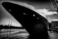 Boat in Royal Victoria Dock - London