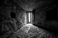 arrow slit Hermnann Castle - Narva Estonia