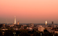 Shard and Vase pink sky