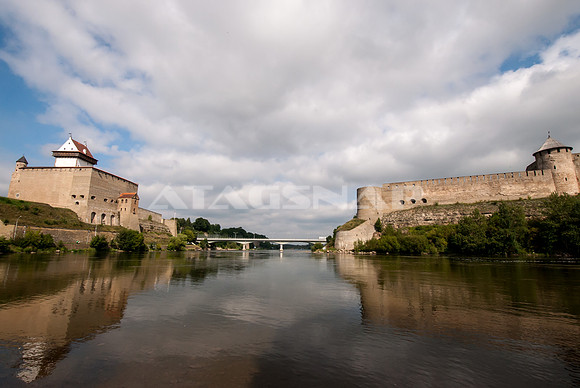 Hermann and Ivangorod  Castles - Narva Estonia