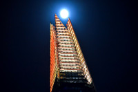 Shard and moon_
